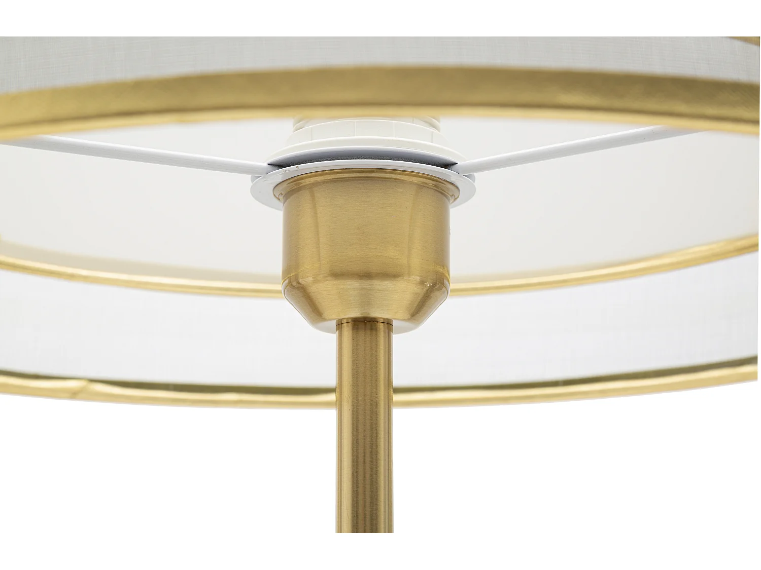 Lampadaire en Métal "Levels" 153cm Noir & Or