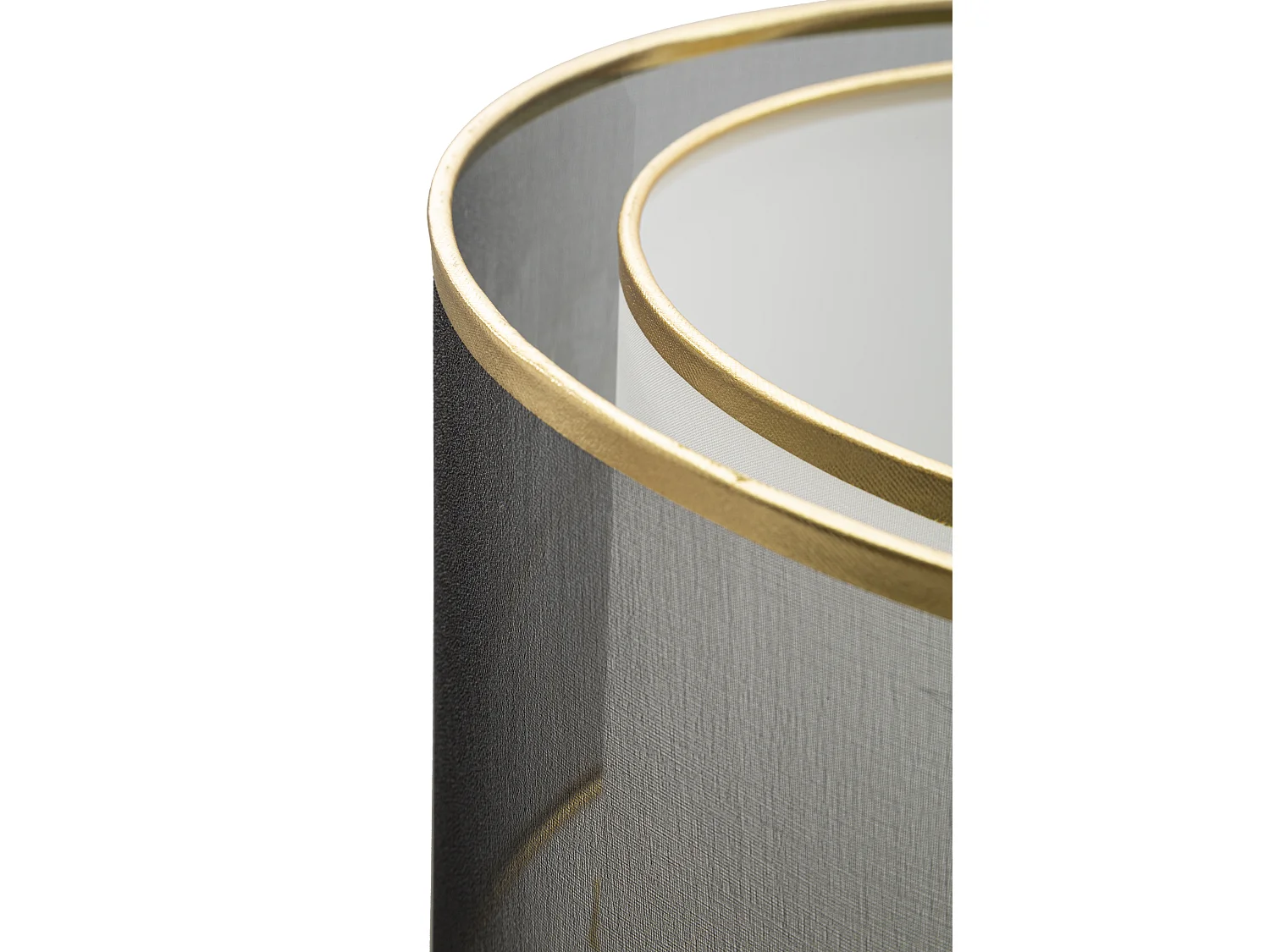 Lampadaire en Métal "Levels" 153cm Noir & Or