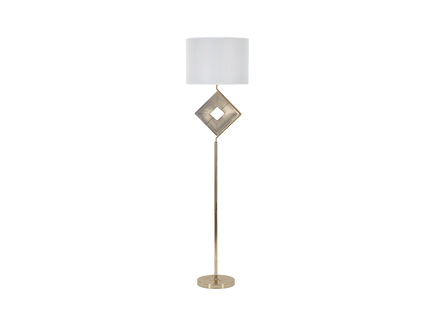 Lampadaire en métal doré Ø cm 40x161