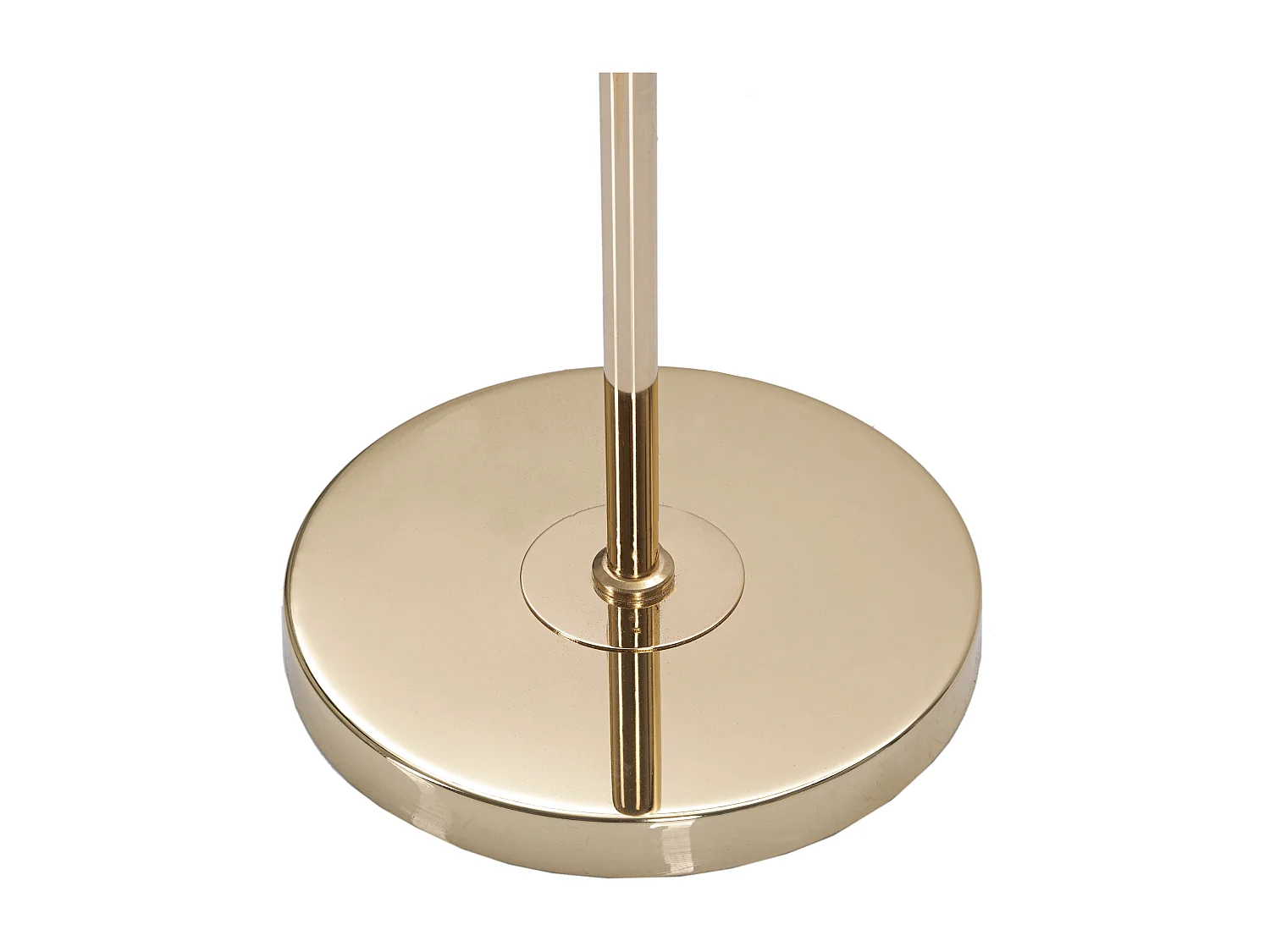 Lampadaire en Métal "Move" 161cm Or & Blanc