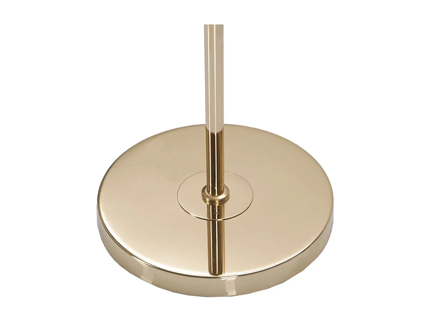 Lampadaire en Métal "Move" 161cm Or & Blanc