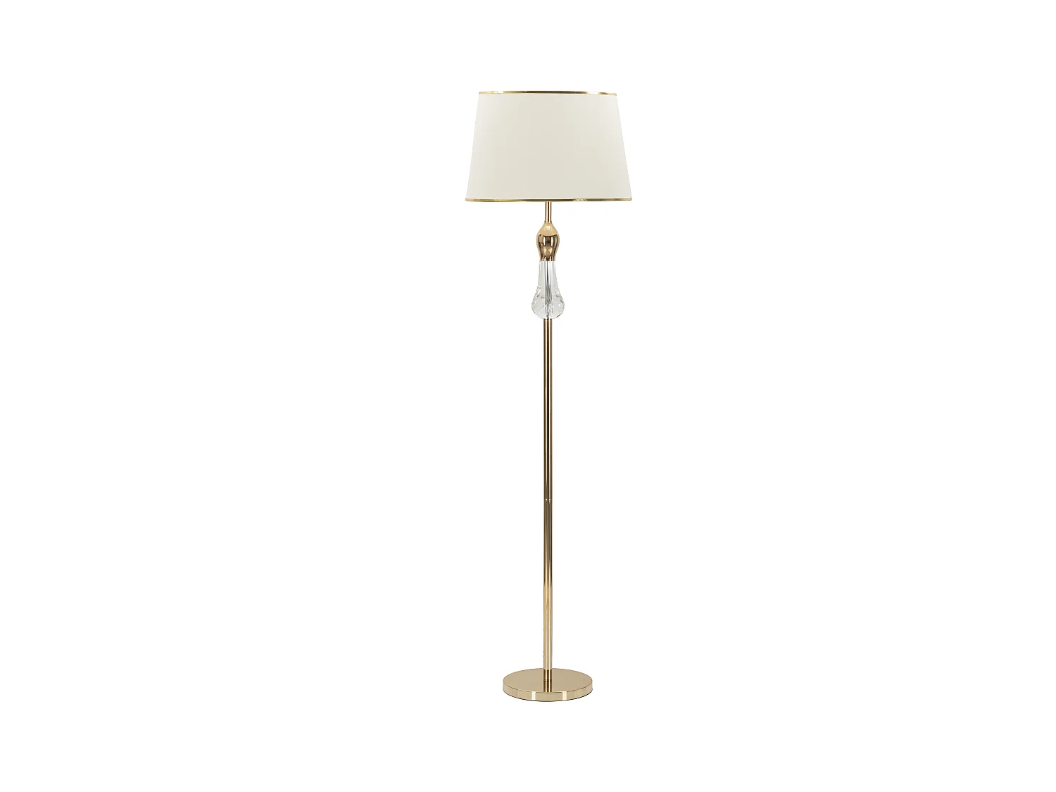 Lampadaire en métal et verre cm Ø 45x165