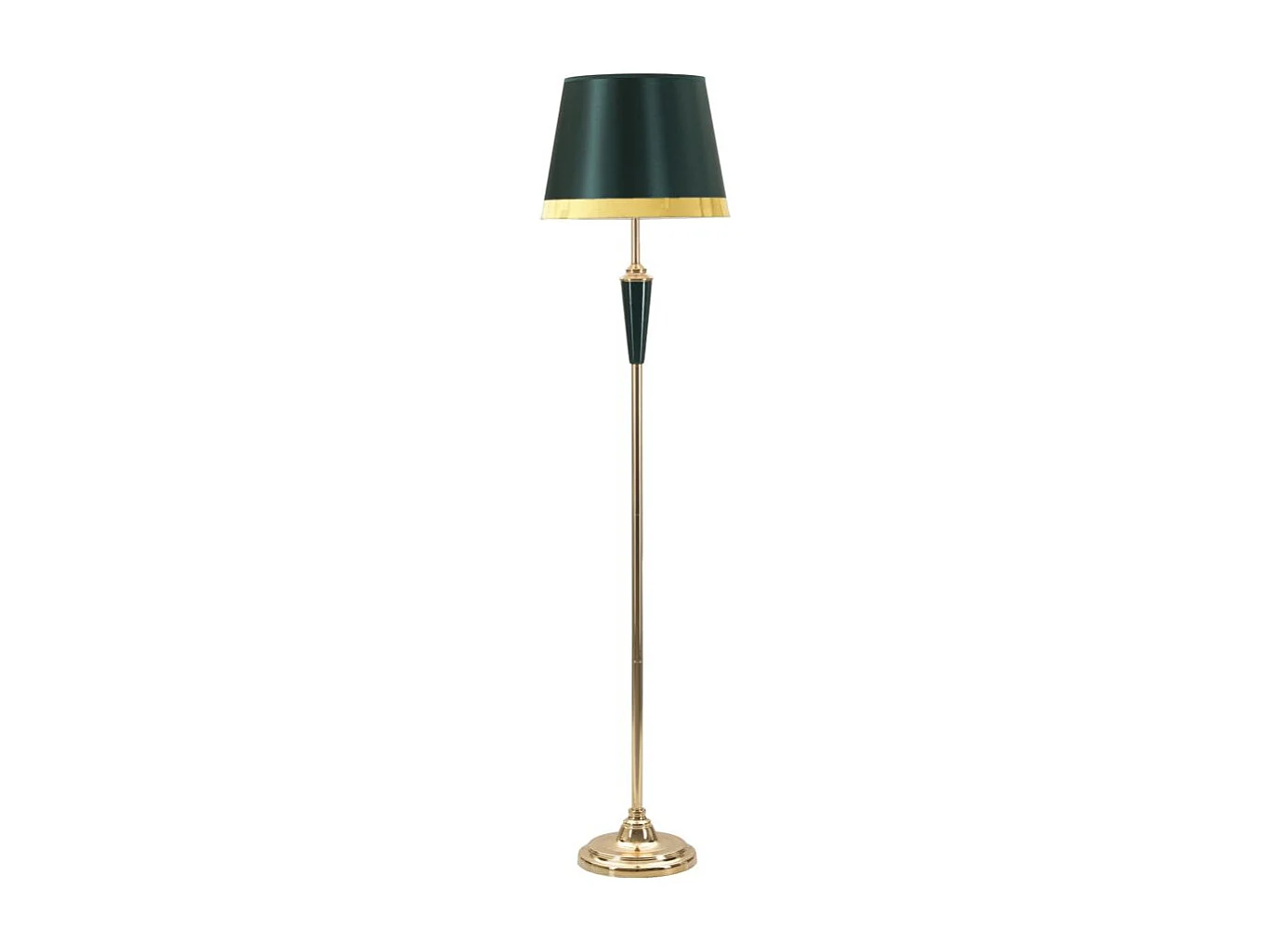 Lampada da terra in metallo verde cm  Ø 40x170