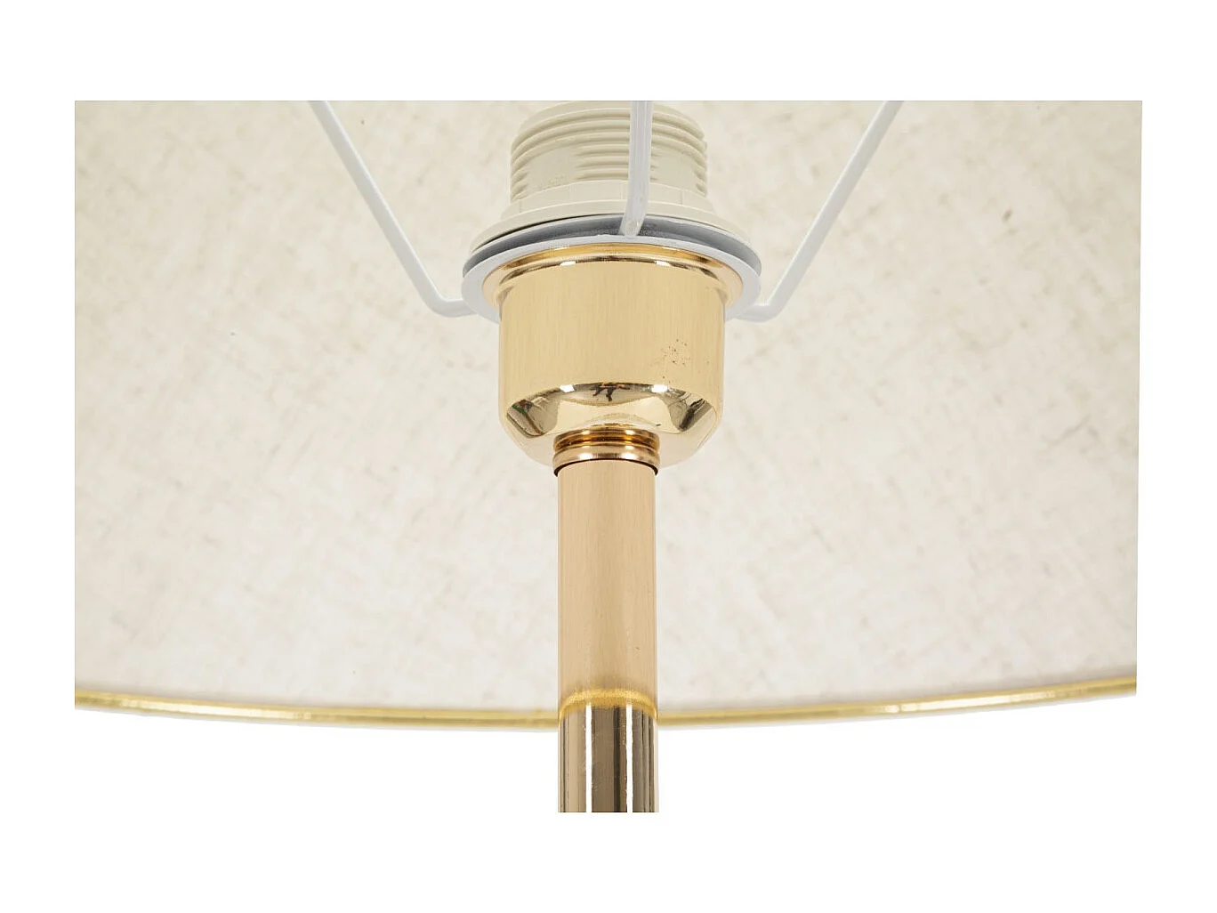 Lampada da terra in metallo e vetro cm  Ø 45x165