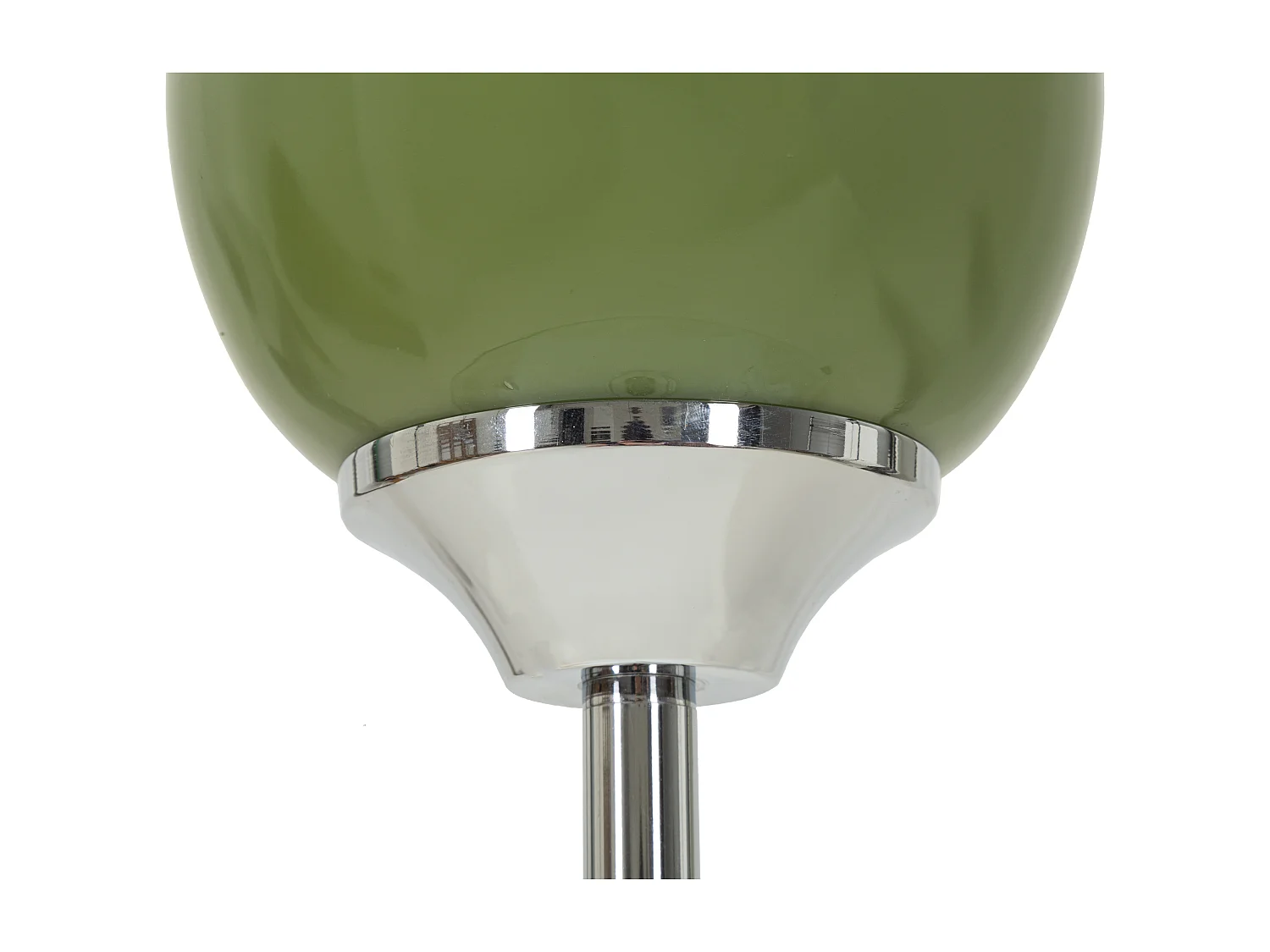 Lampadaire en Verre "Eva One" 160cm Vert & Noir