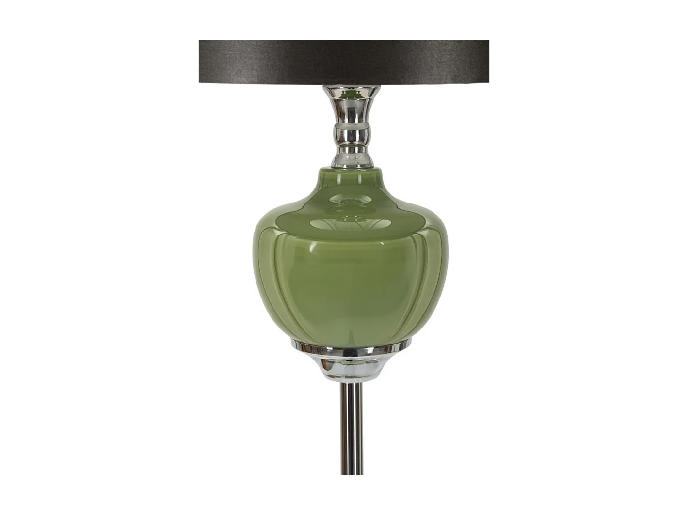 Lampadaire en Verre "Eva One" 160cm Vert & Noir