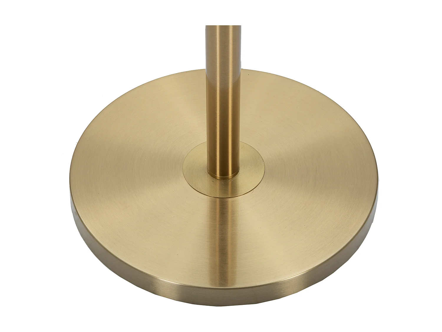 Lampada da terra in metallo bianco e oro cm  Ø 41x160