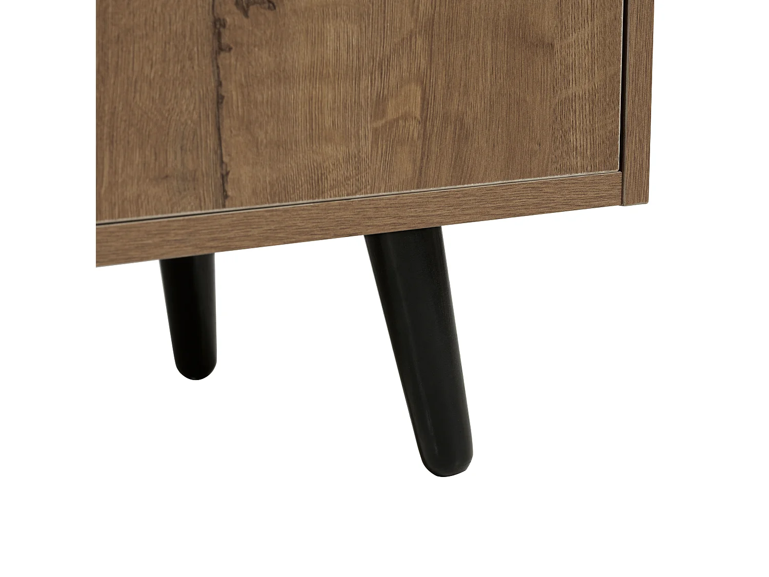 Meuble à chaussures - avec une banquette et 4 portes - Marron