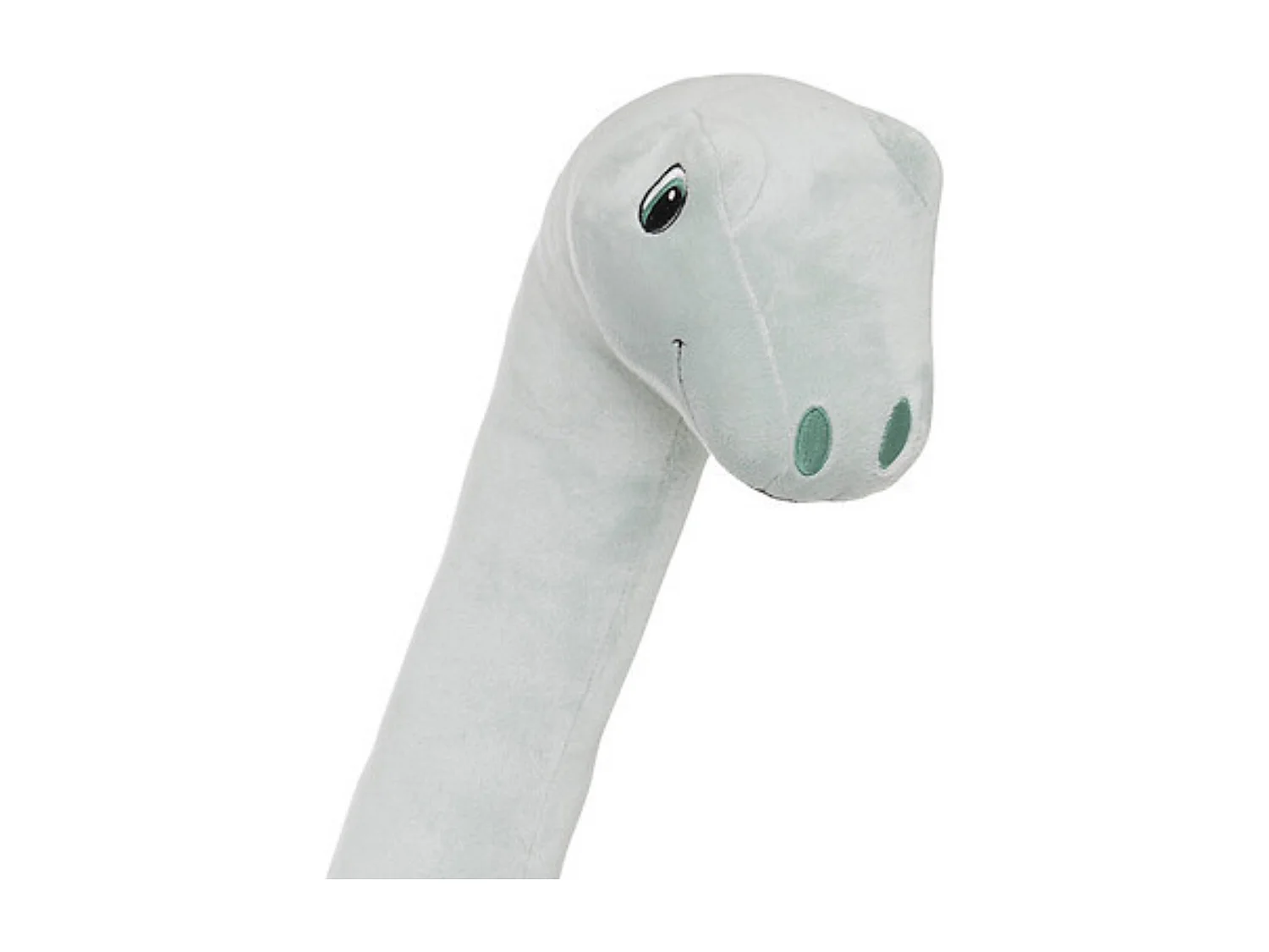 Peluche XL poliestere grigio Dino 90x65x28cm