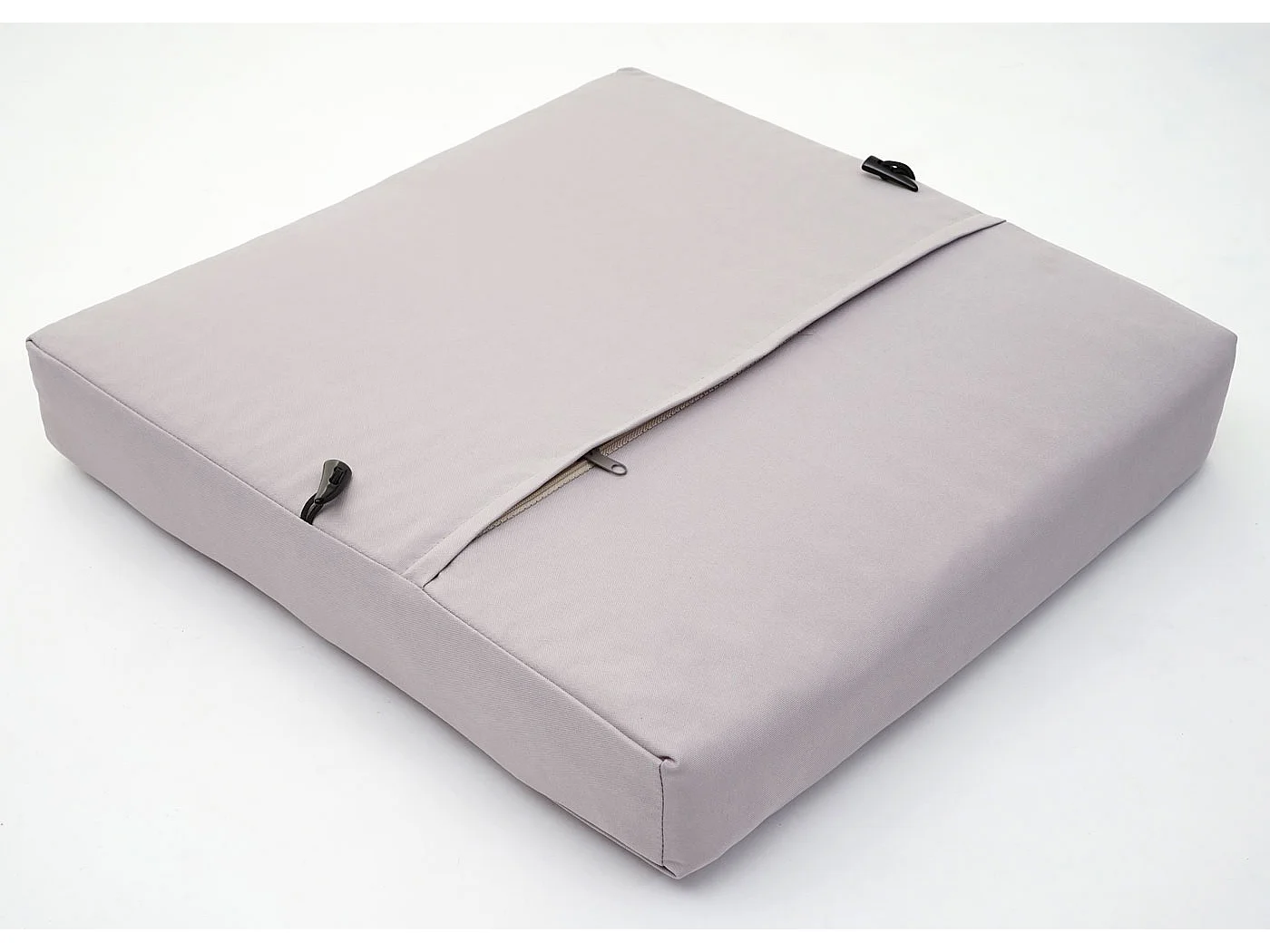 Taburete de polirratán MCW-G16 (set de 2),  negro, cojín gris claro