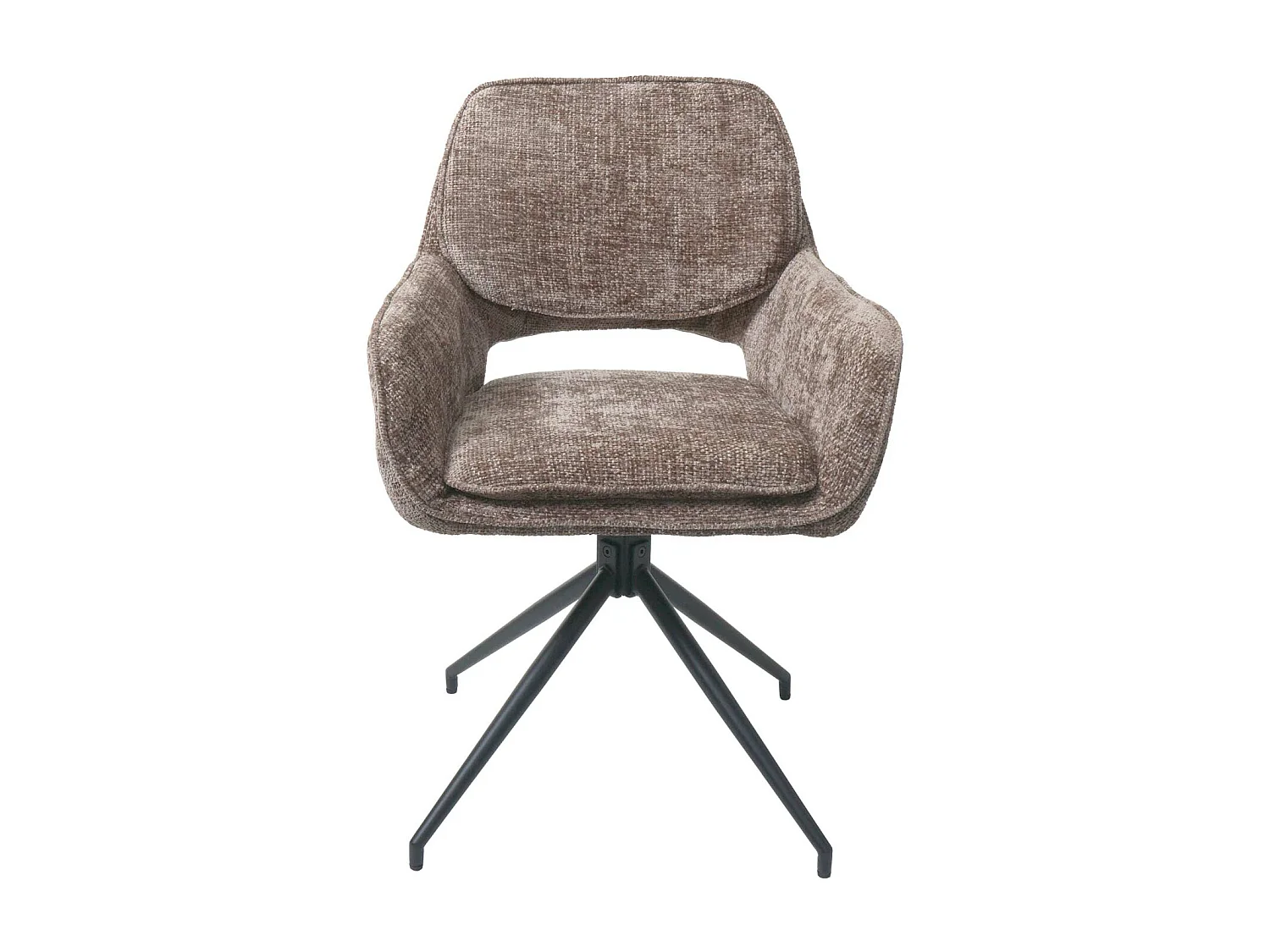 Chaise de salle à manger MCW-N74 (lot de 2),  marron