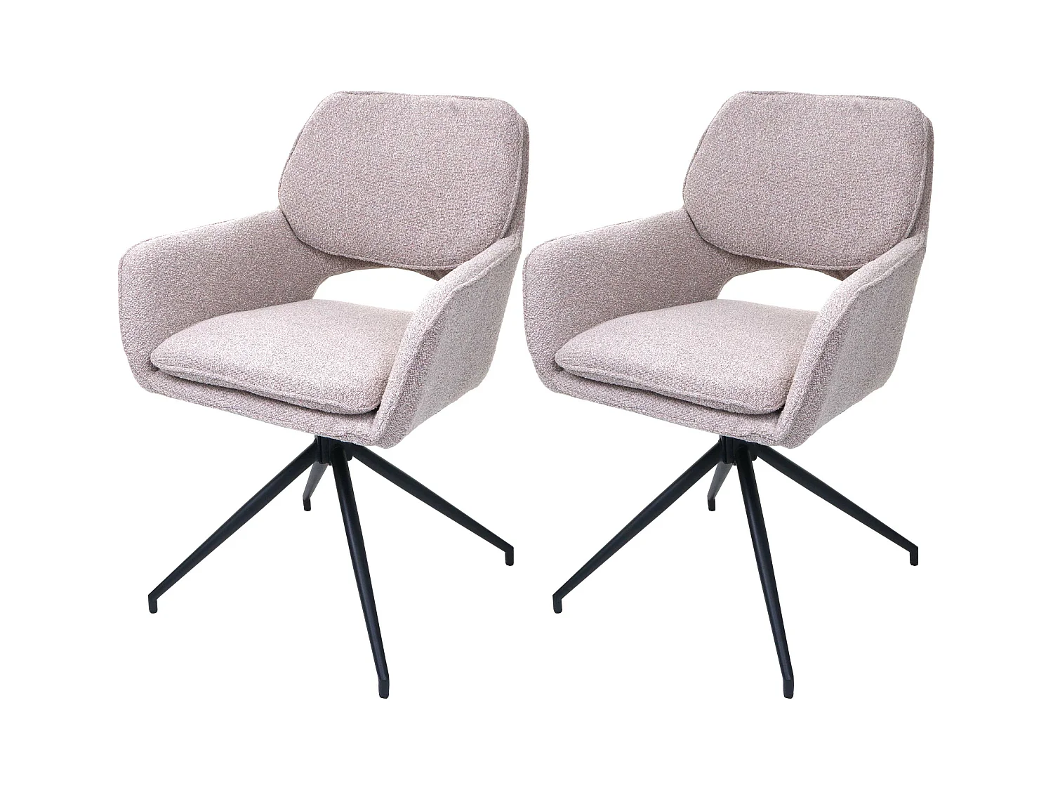 Eetkamerstoel MCW-N74 (set van 2),  beige