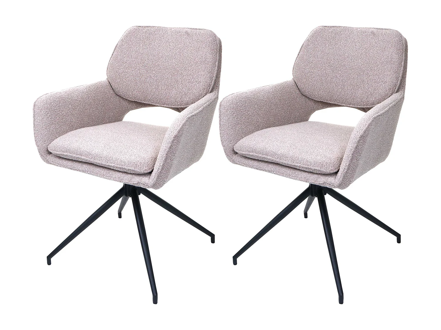 Eetkamerstoel MCW-N74 (set van 2),  beige