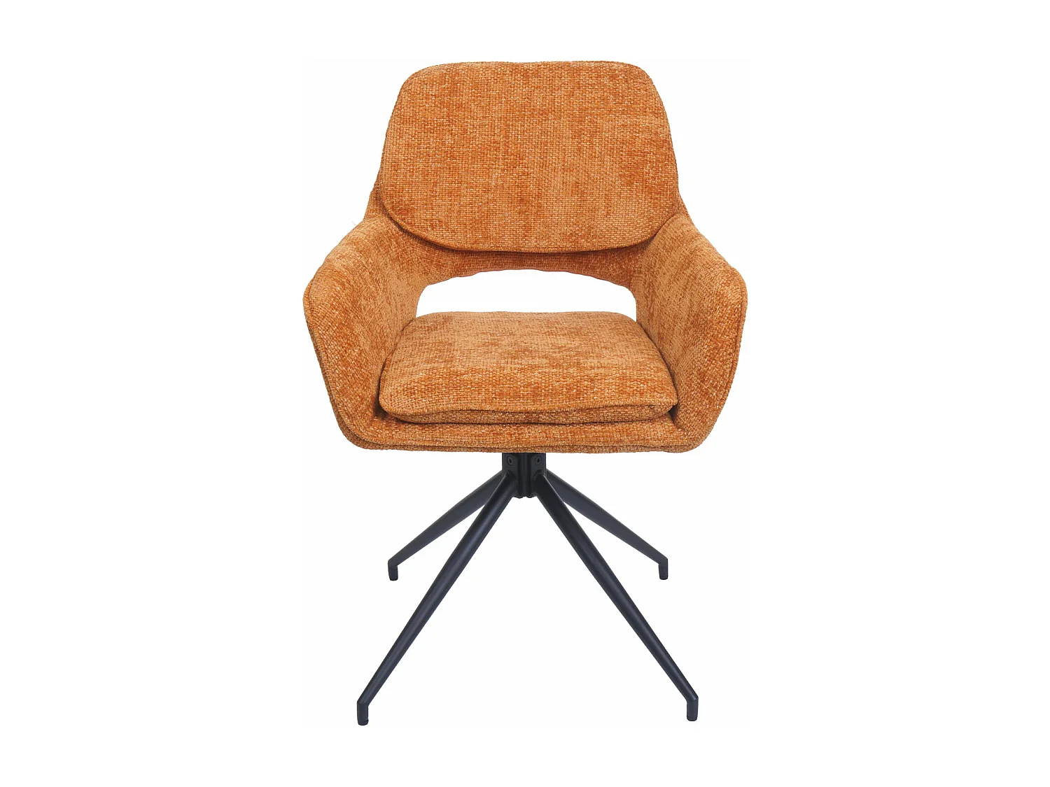 Chaise de salle à manger MCW-N74 (lot de 2),  ocre-jaune