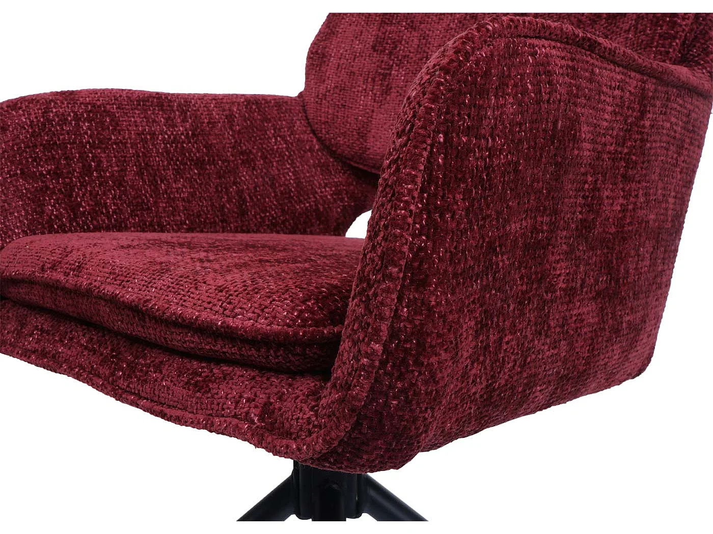 Chaise de salle à manger MCW-N74 (lot de 2),  bordeaux