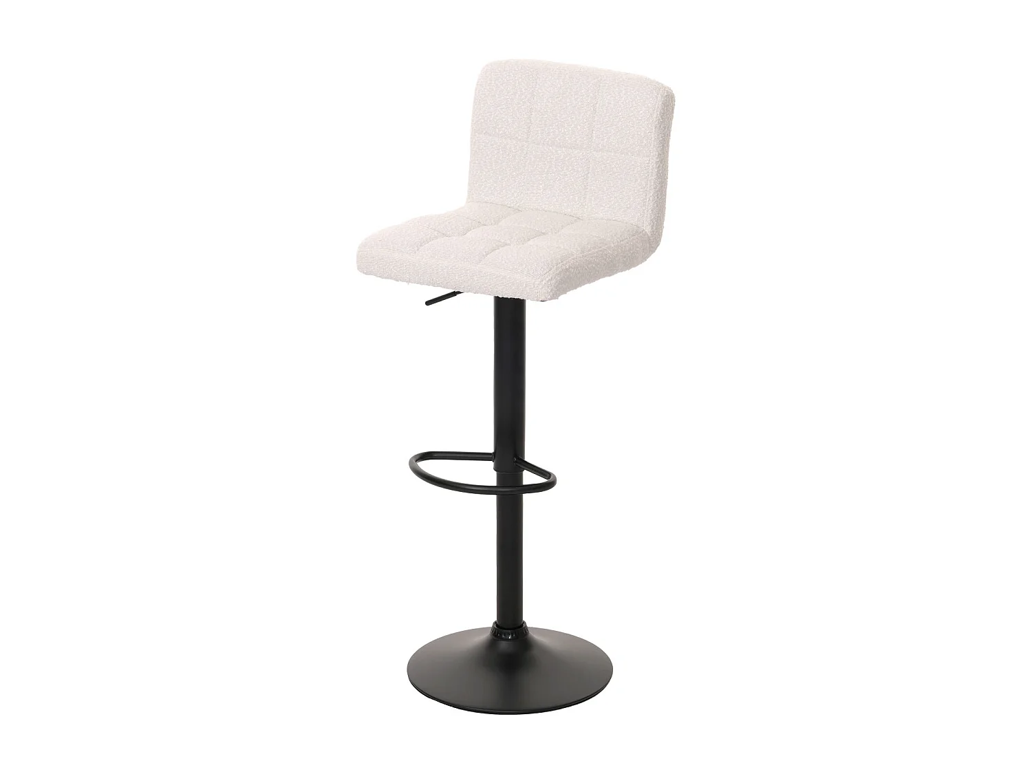 Banco de bar MCW-G87 (conjunto de 2),  branco-creme