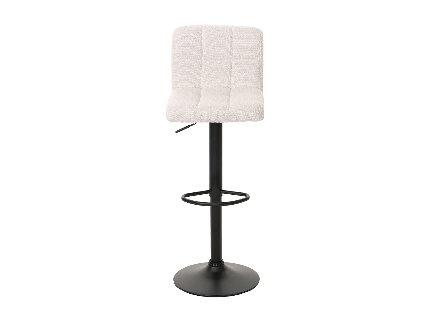 Banco de bar MCW-G87 (conjunto de 2),  branco creme