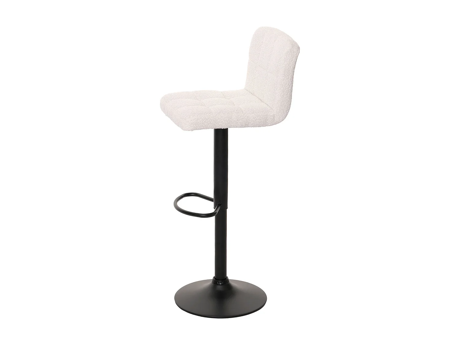 Banco de bar MCW-G87 (conjunto de 2),  branco creme