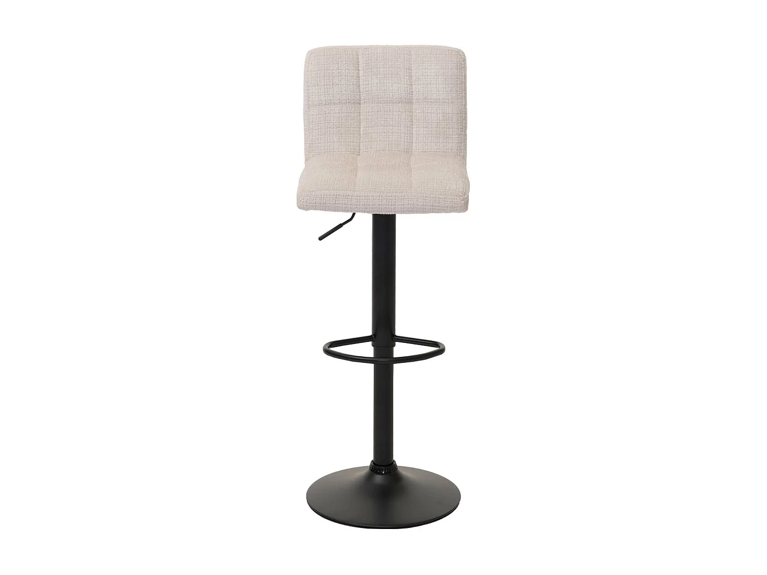 Tabouret de bar MCW-G87 (lot de 2),  crème-beige