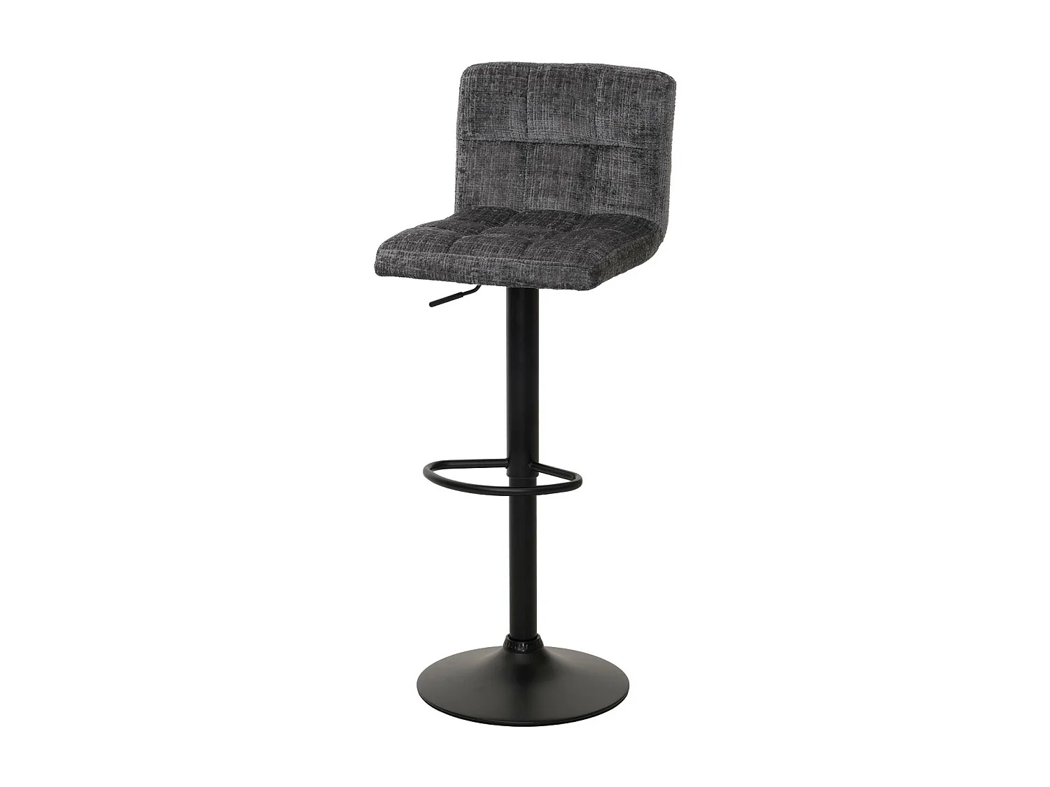 Tabouret de bar MCW-G87 (lot de 2),  gris foncé