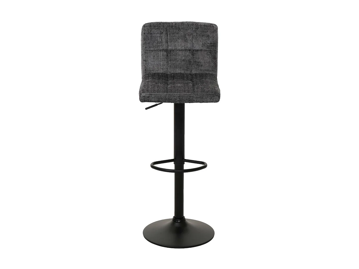 Tabouret de bar MCW-G87 (lot de 2),  gris foncé