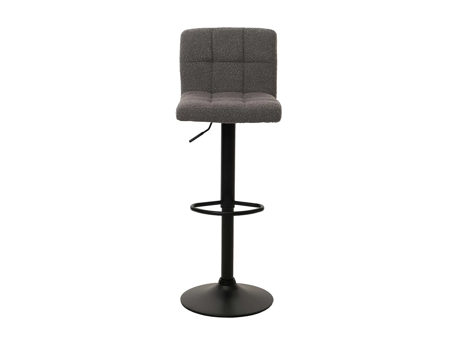 Tabouret de bar MCW-G87 (lot de 2),  gris foncé
