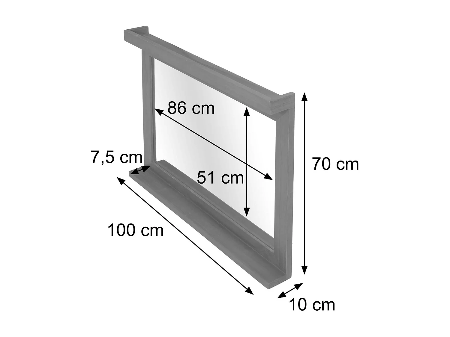 Miroir mural MCW-M87