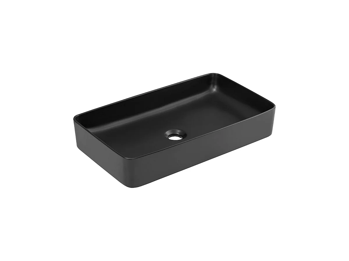 Ensemble meuble simple vasque 100cm et colonne Rigel Bois et Anthracite