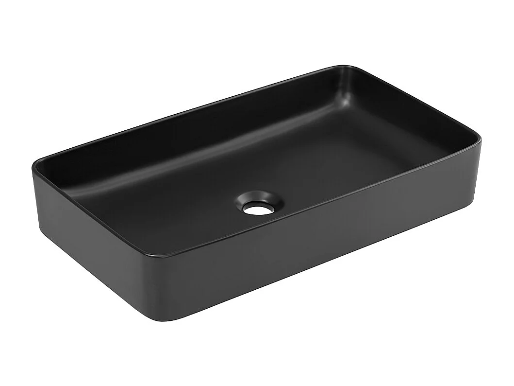 Meuble simple vasque 100cm Rigel Bois et Anthracite