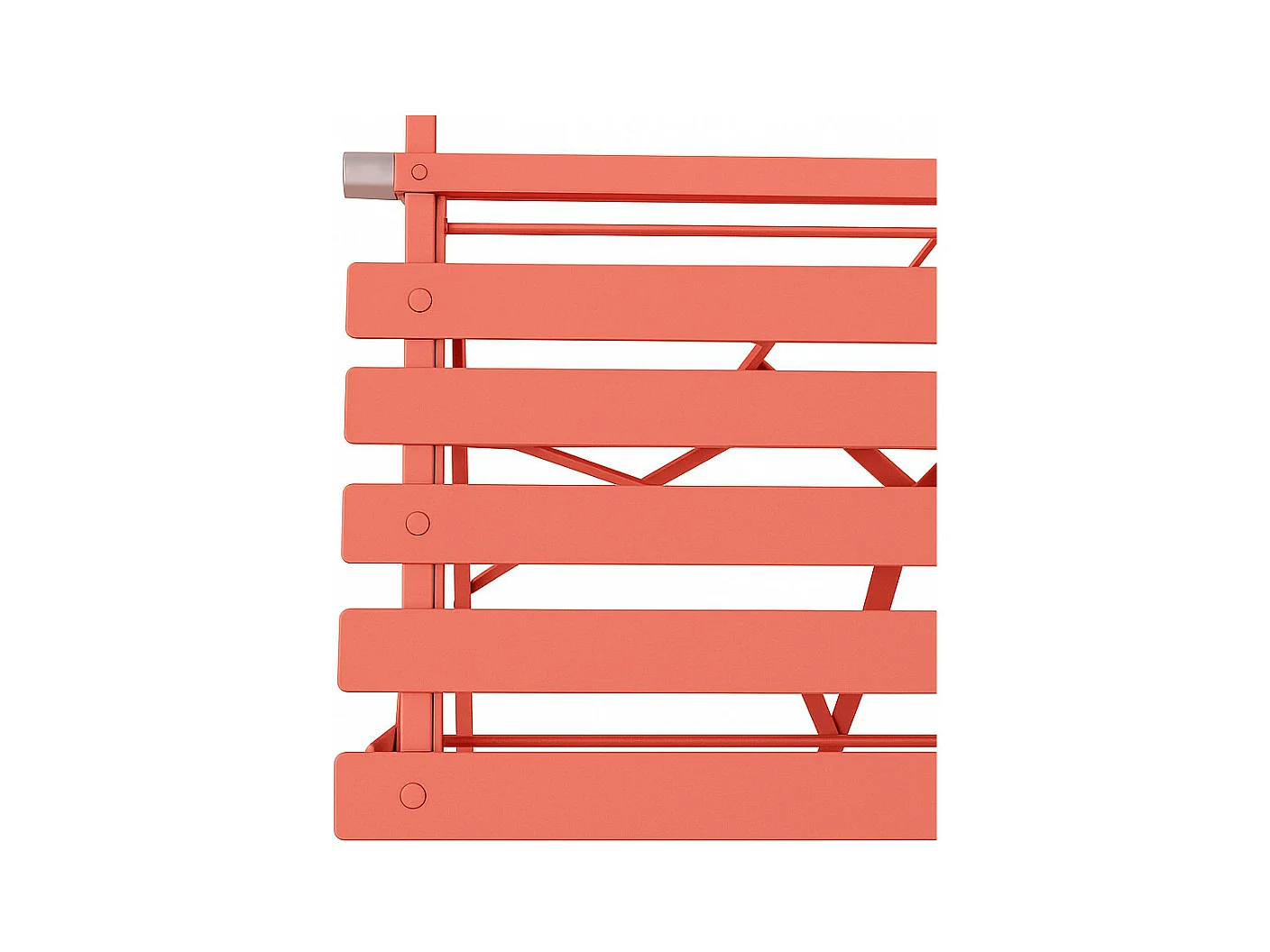 Table et chaises pliantes bistrot balcon terrasse- 2 places - Corail - FLORE