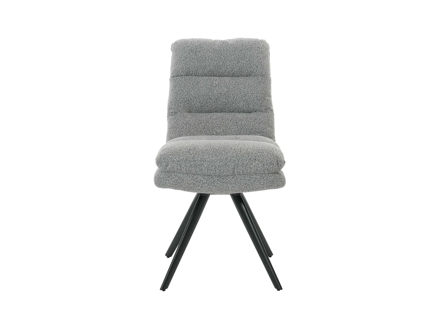 Eetkamerstoel MCW-G66 Bouclé,  lichtgrijs