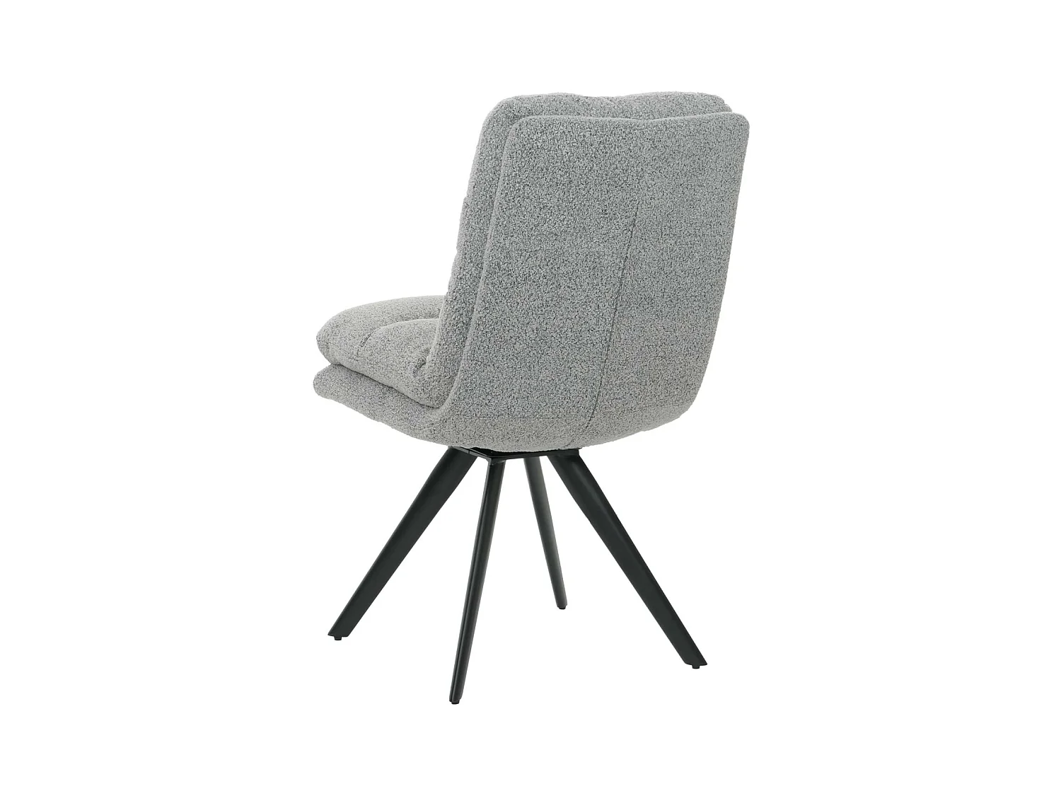 Eetkamerstoel MCW-G66 Bouclé,  lichtgrijs