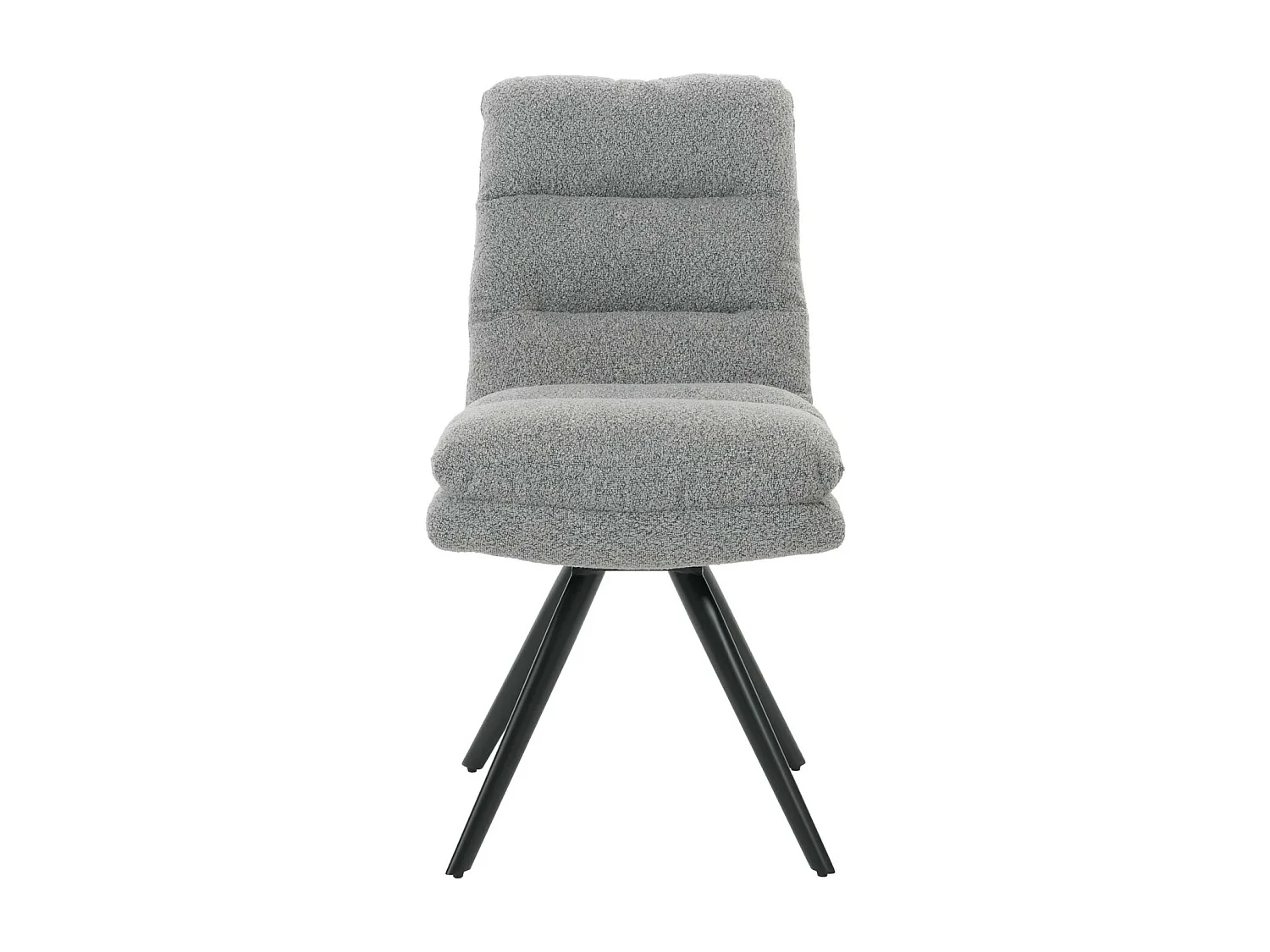 Chaise de salle à manger MCW-G66 Bouclé,  gris clair