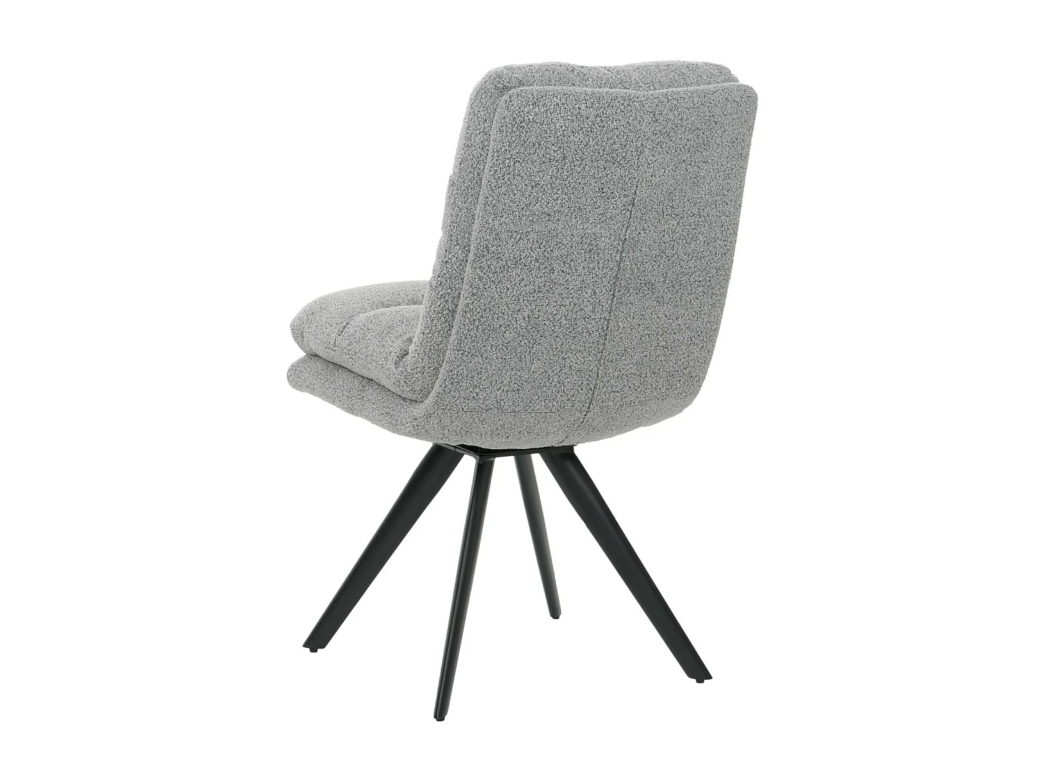 Chaise de salle à manger MCW-G66 Bouclé,  gris clair