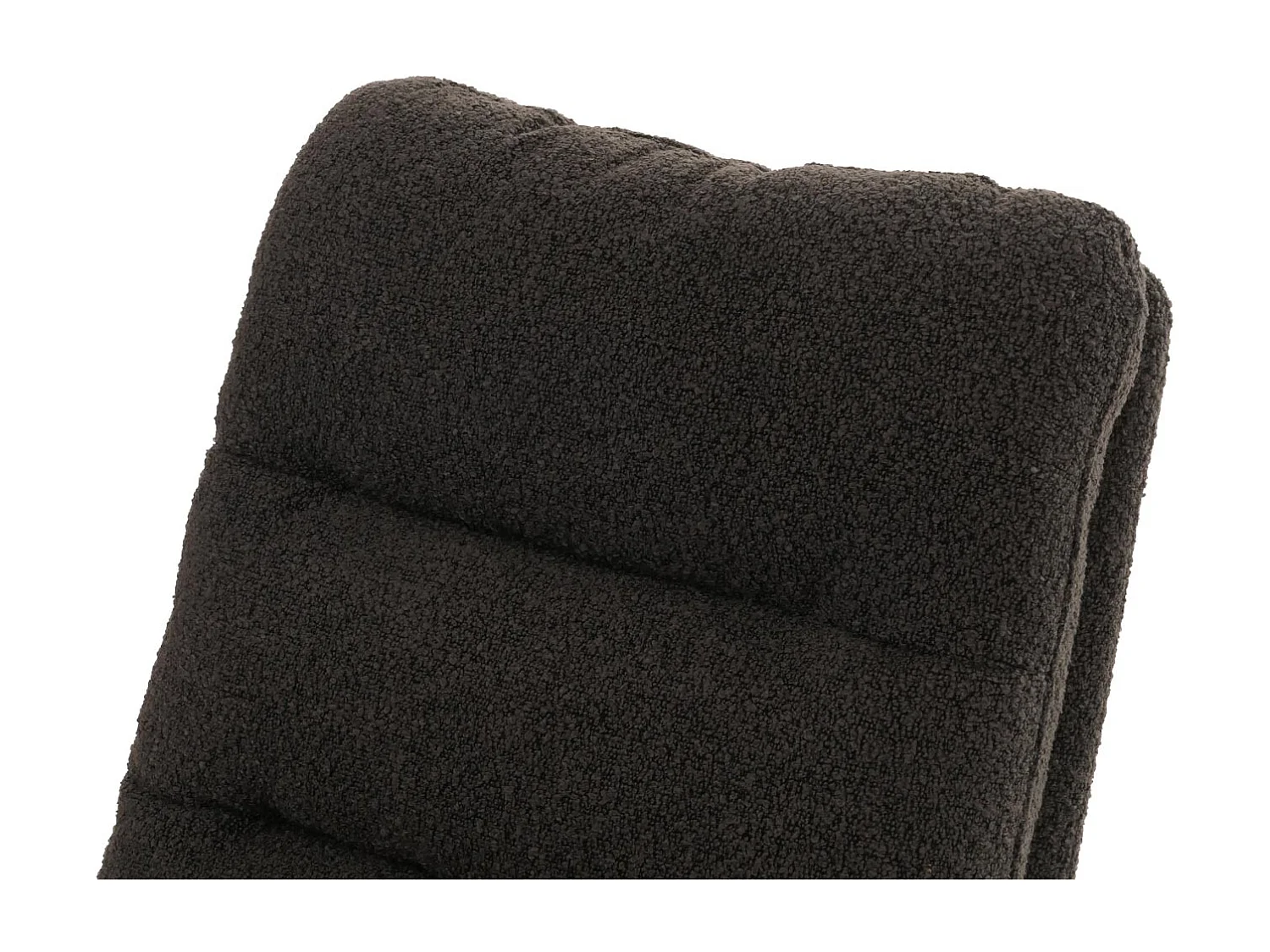 Chaise de salle à manger MCW-G66 Bouclé,  gris foncé