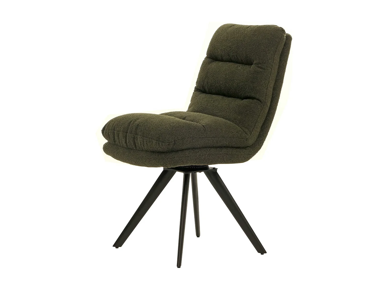 Esszimmerstuhl MCW-G66 Bouclé, Grün