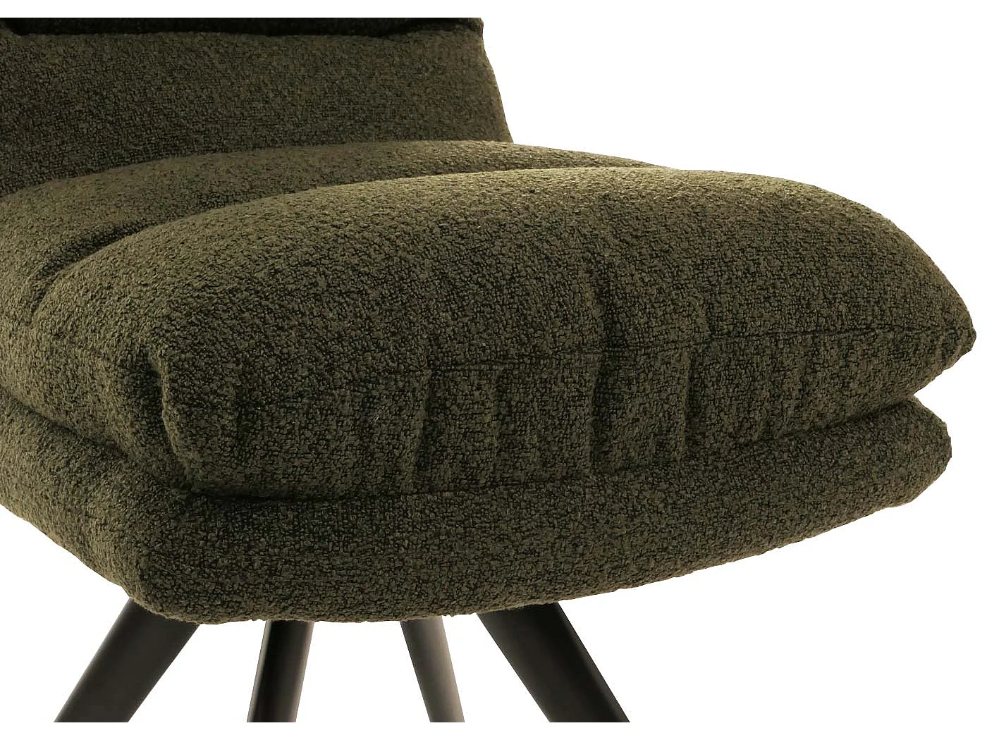 Esszimmerstuhl MCW-G66 Bouclé, Grün