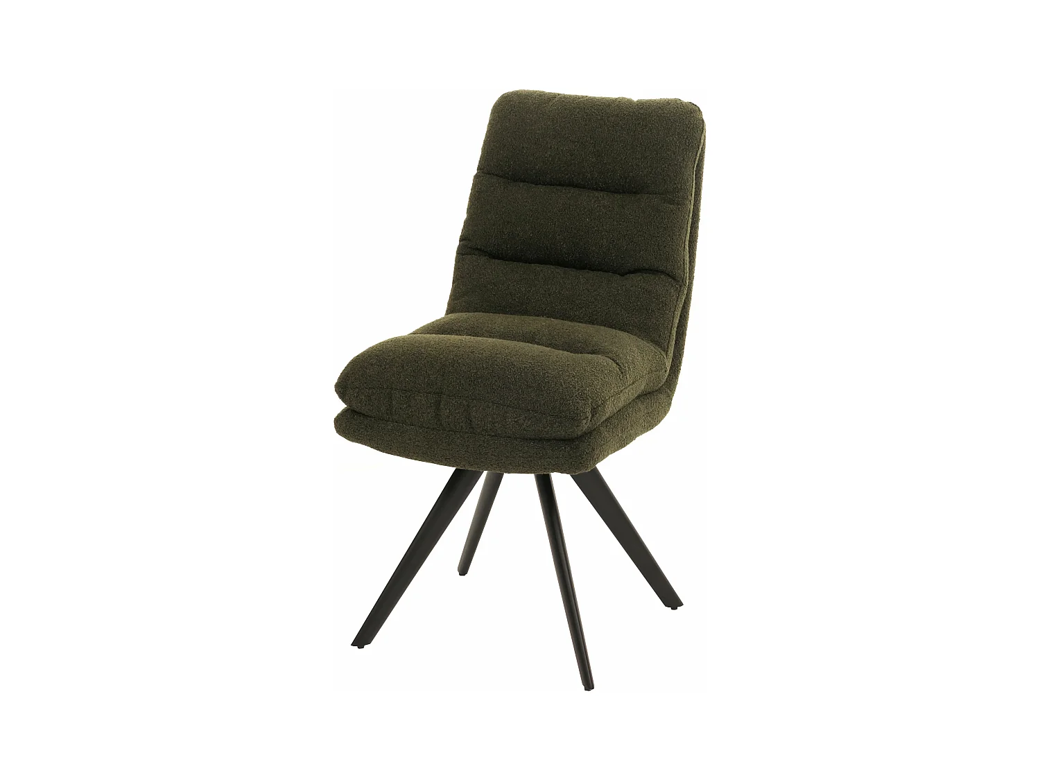 Chaise de salle à manger MCW-G66 Bouclé,  vert