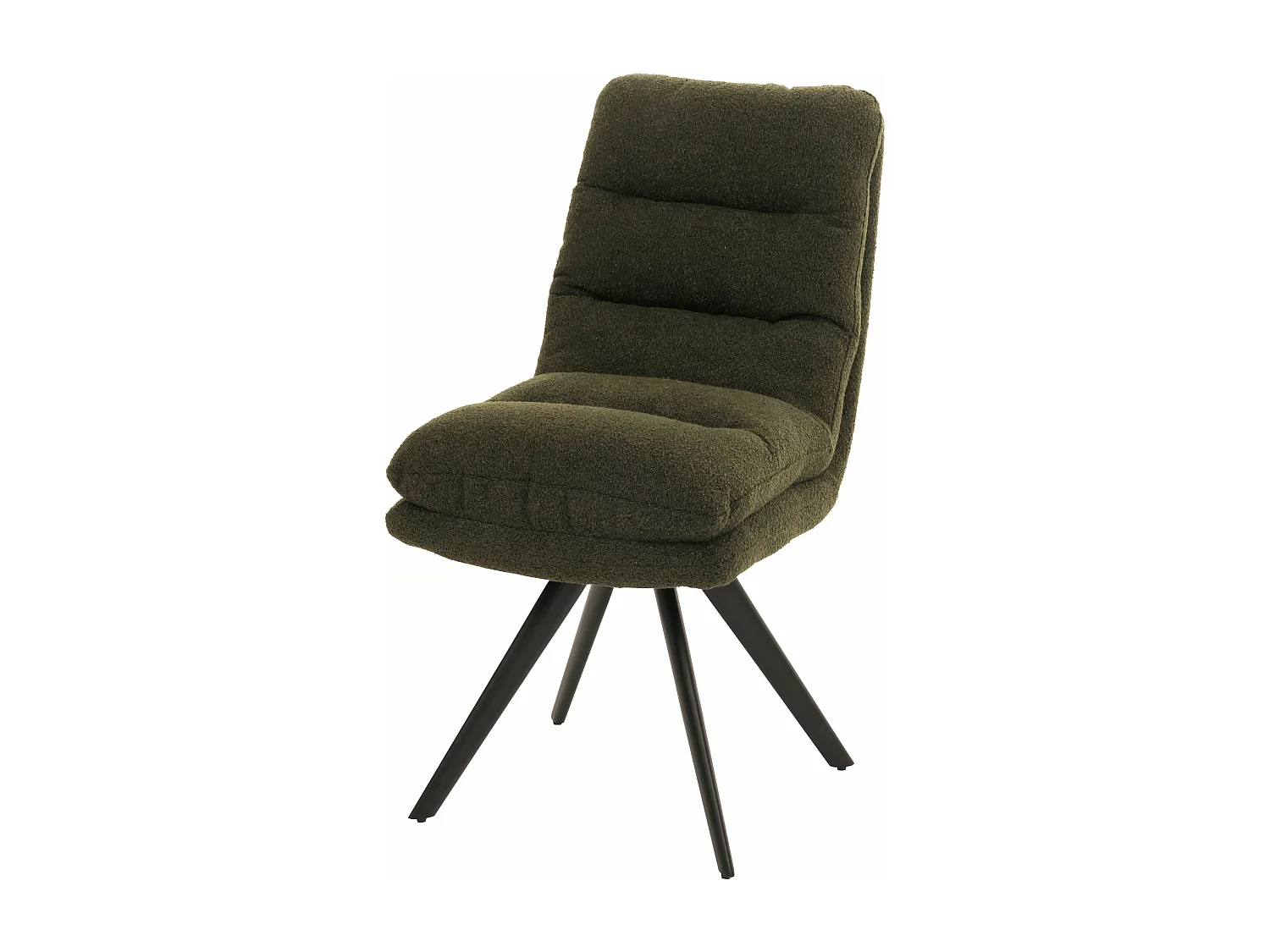Chaise de salle à manger MCW-G66 Bouclé,  vert