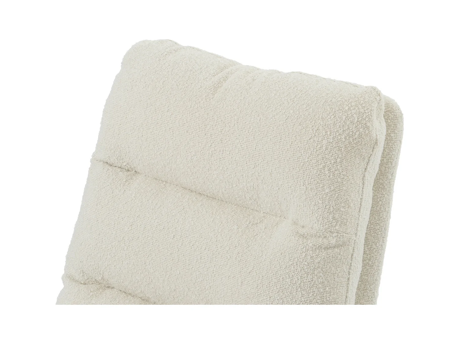 Chaise de salle à manger MCW-G66 Bouclé,  blanc crème