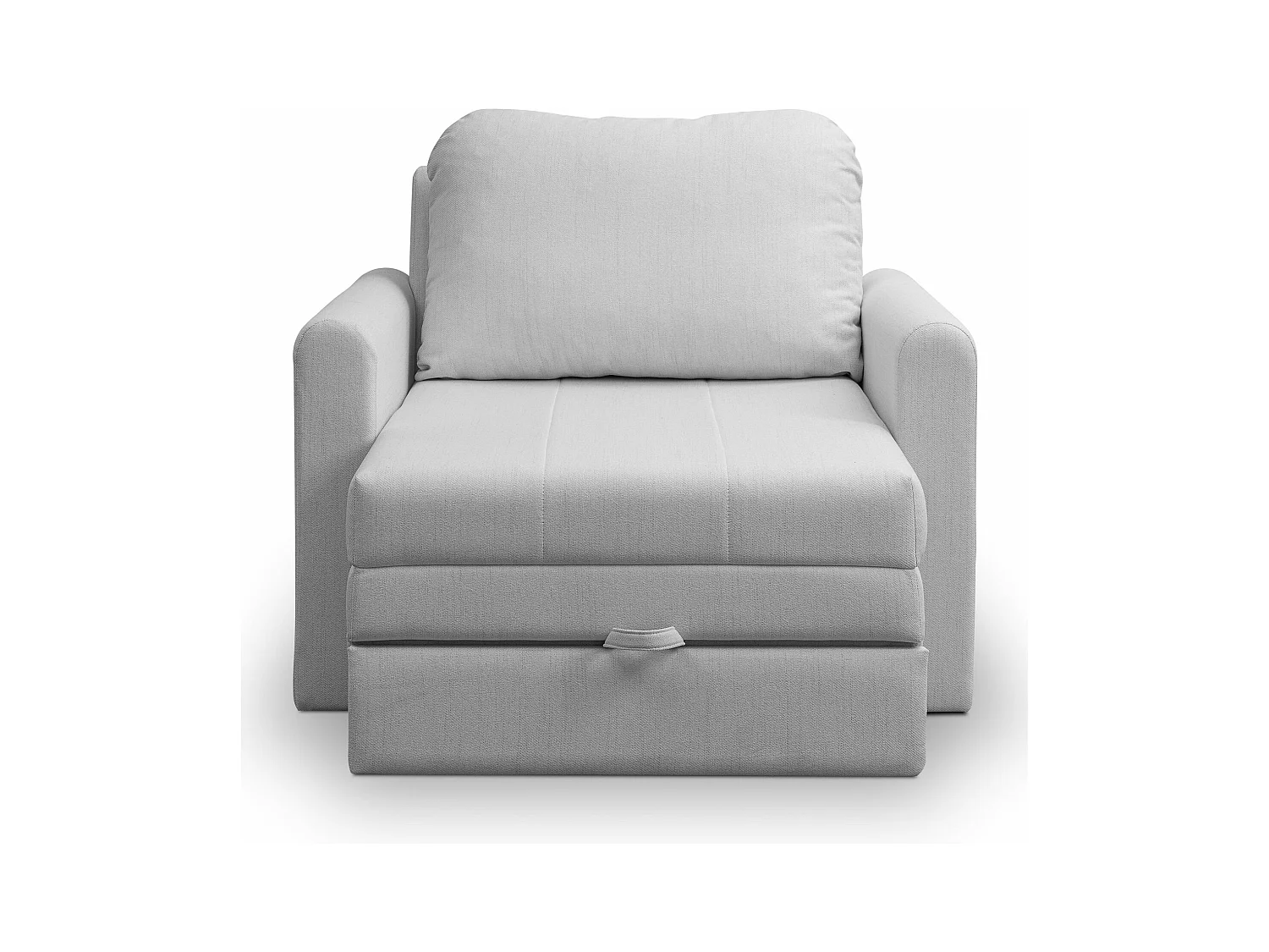 Schlafsessel - Hellgrau - 75x196 cm - DEJANO