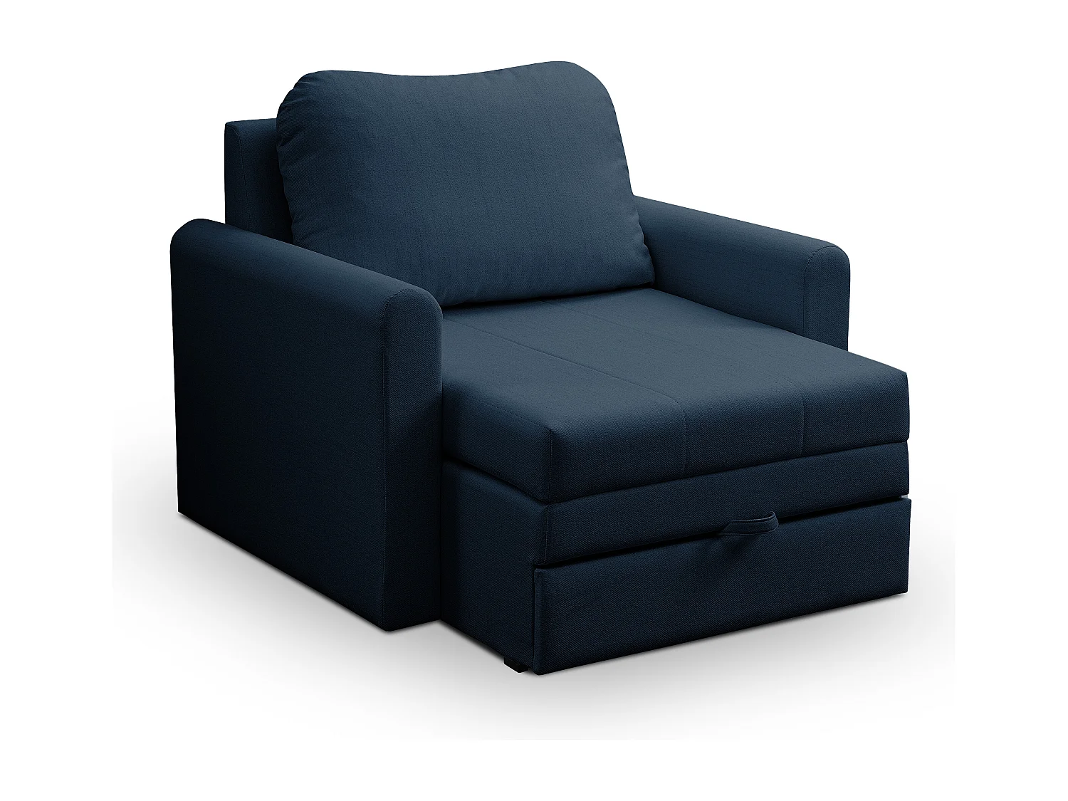 Schlafsessel - Dunkelblau - 75x196 cm - DEJANO