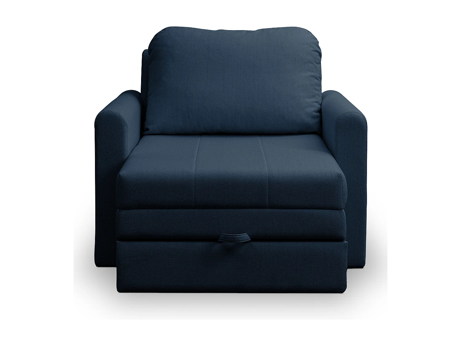 Fauteuil convertible 1 place - bleu marine - DEJANO