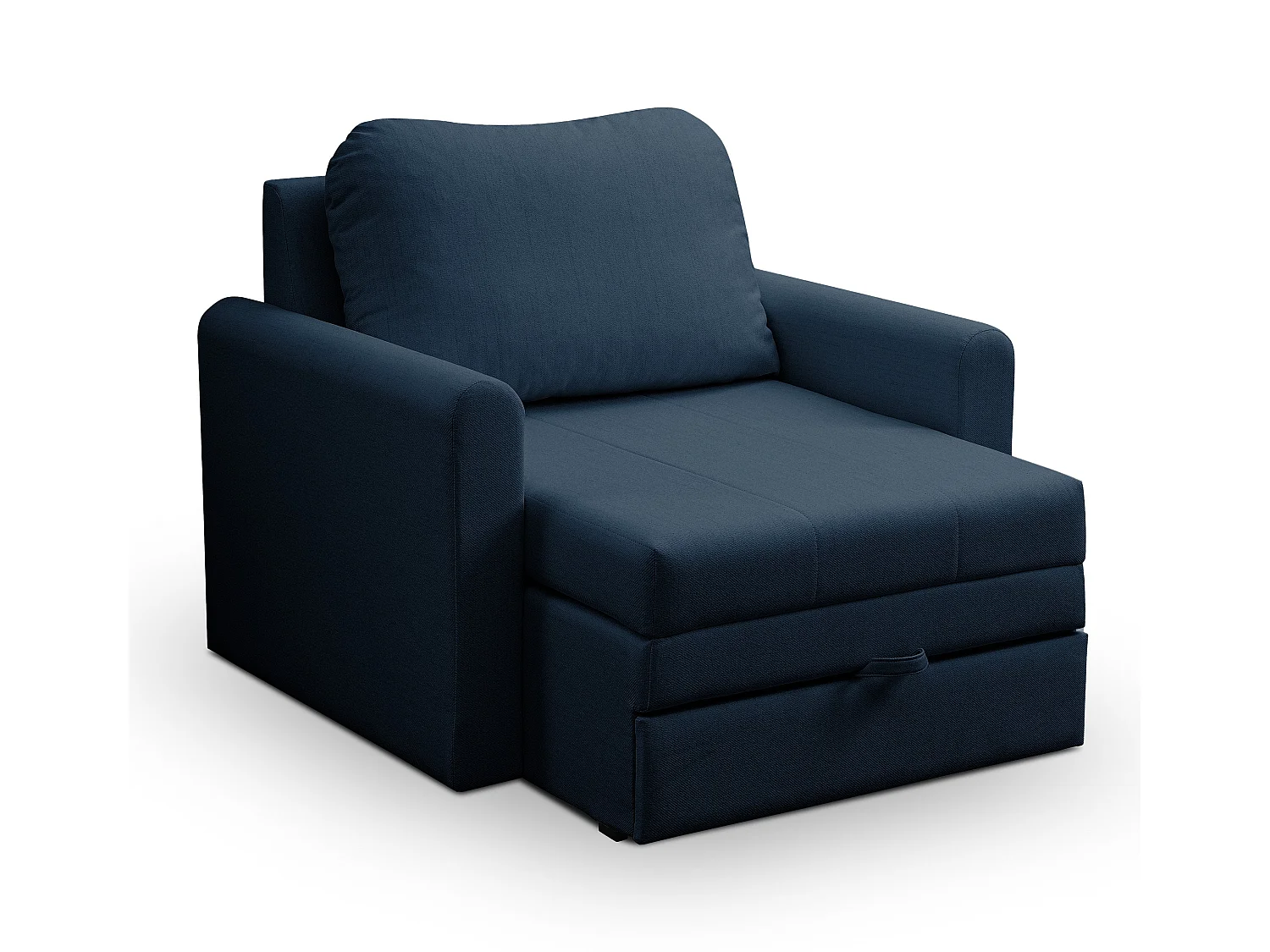 Fauteuil convertible 1 place - bleu marine - DEJANO