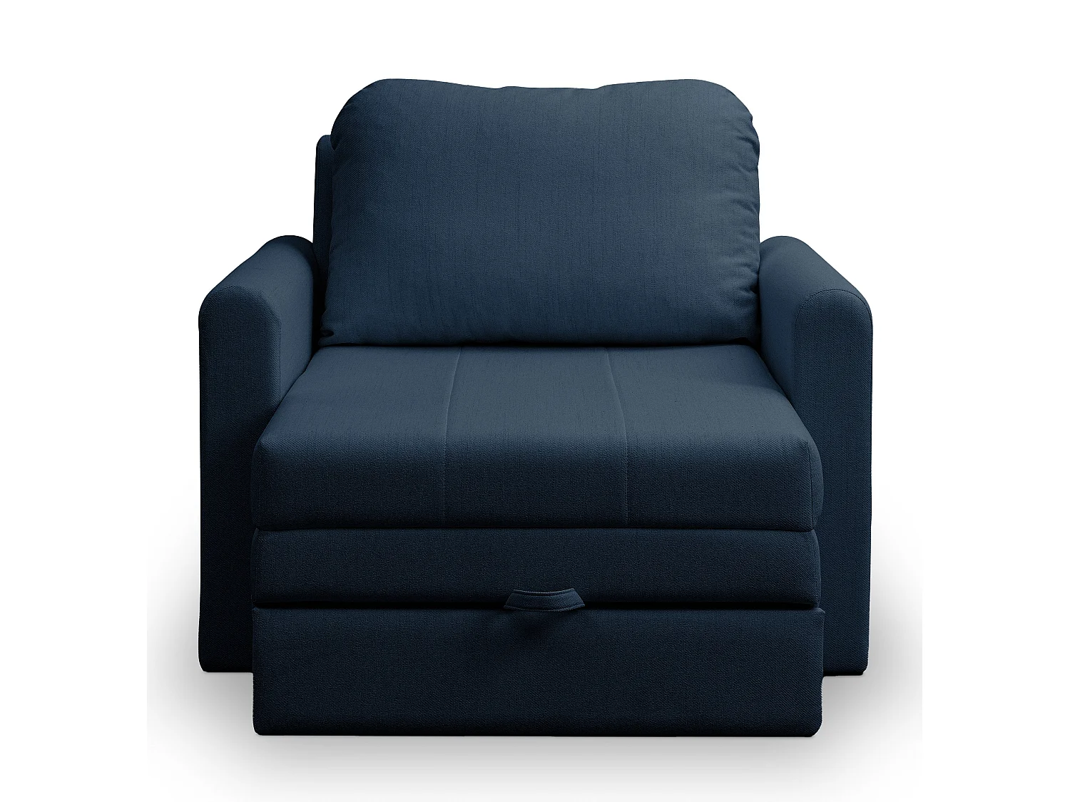Fauteuil convertible 1 place - bleu marine - DEJANO
