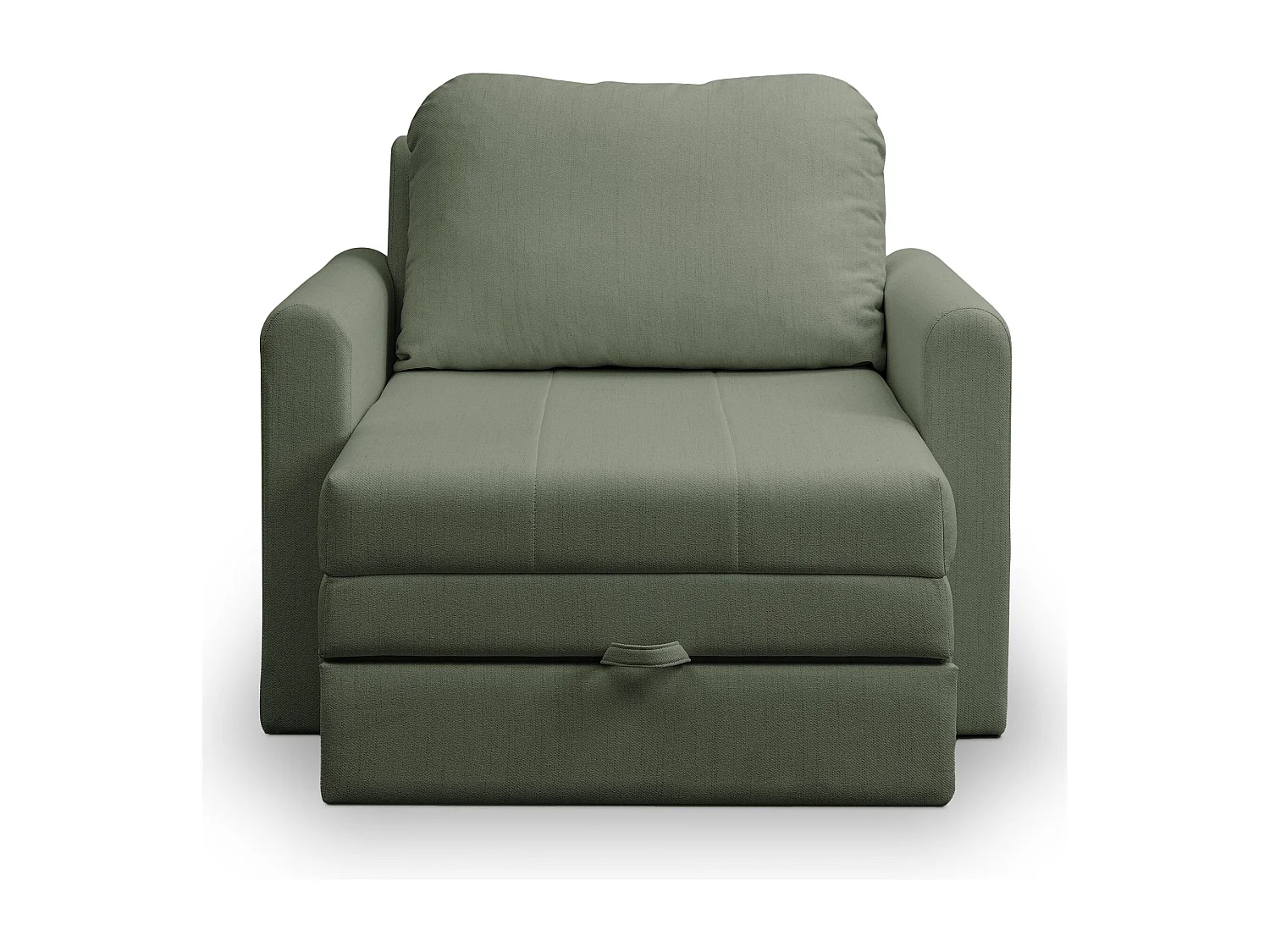 Fauteuil convertible 1 place - vert sauge - DEJANO