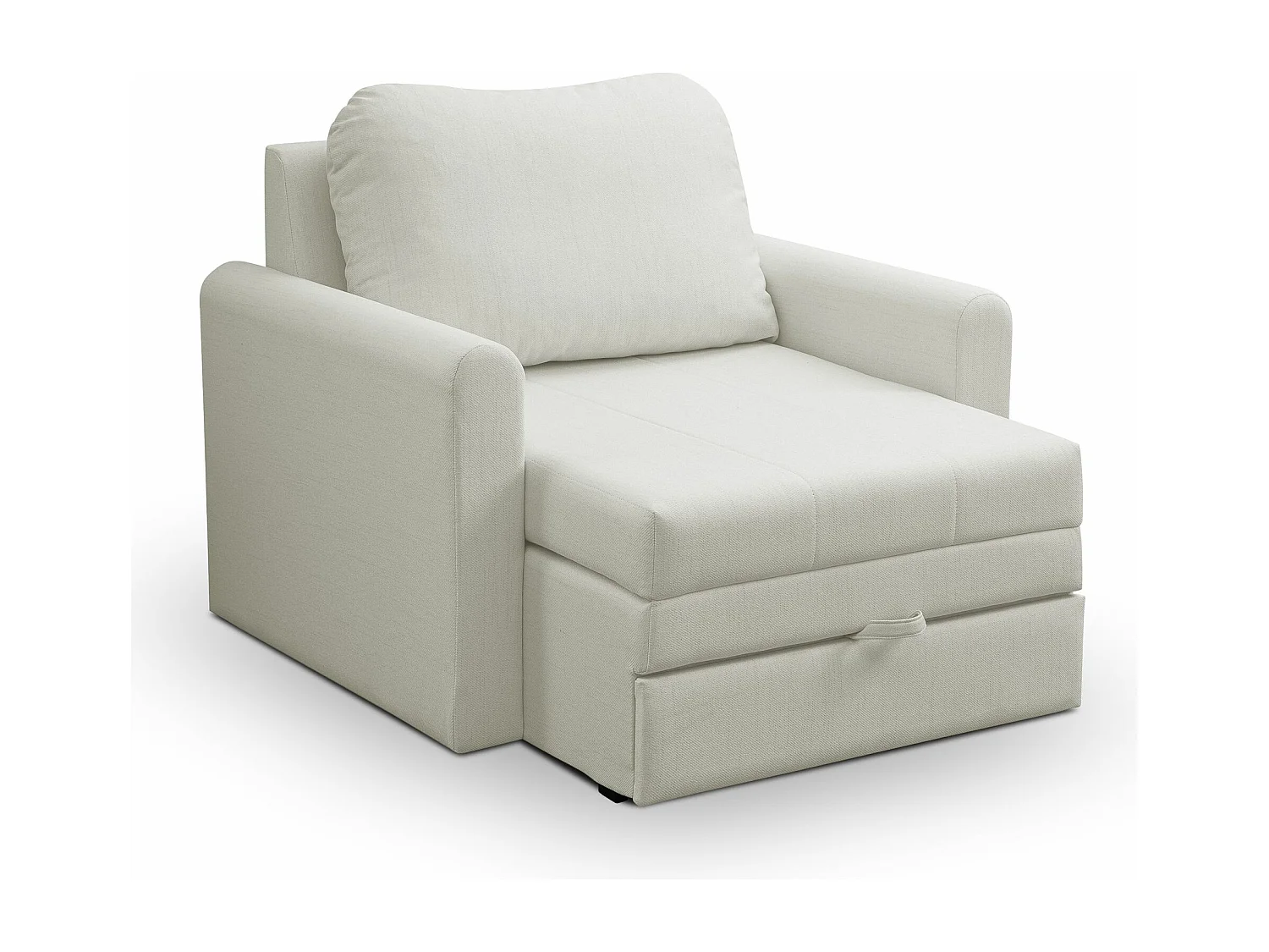 Schlafsessel - Creme - 75x196 cm - DEJANO