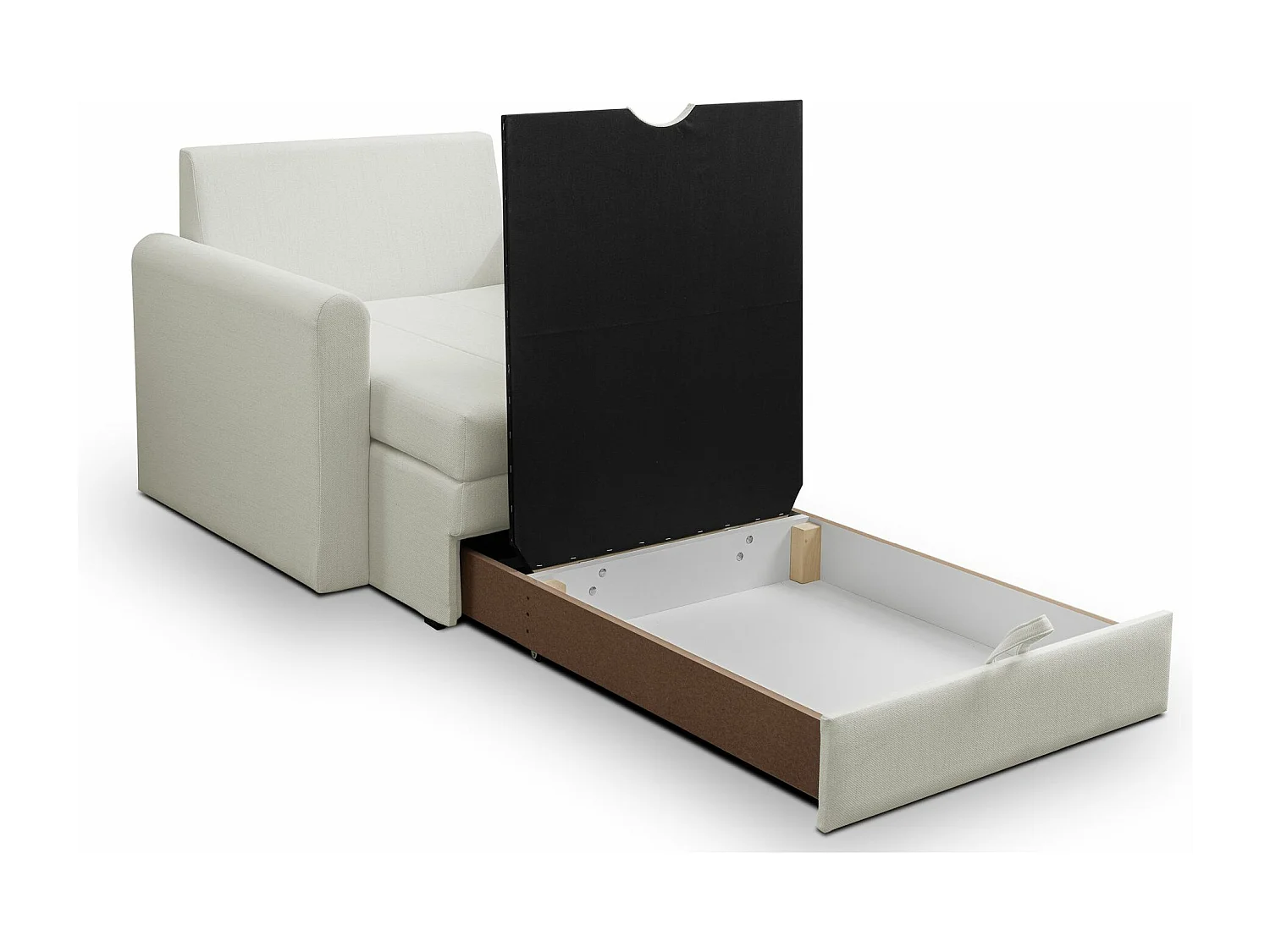 Schlafsessel - Creme - 75x196 cm - DEJANO