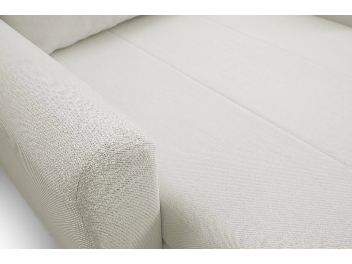 Fauteuil convertible 1 place - crème - DEJANO