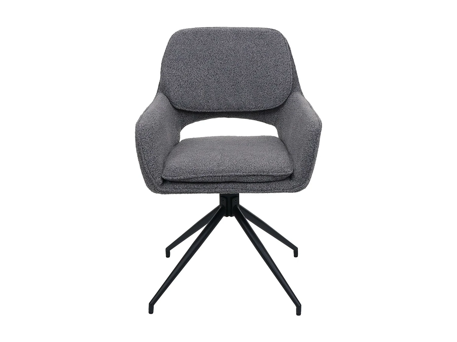 Esszimmerstuhl MCW-N74 (6er-Set), Grau